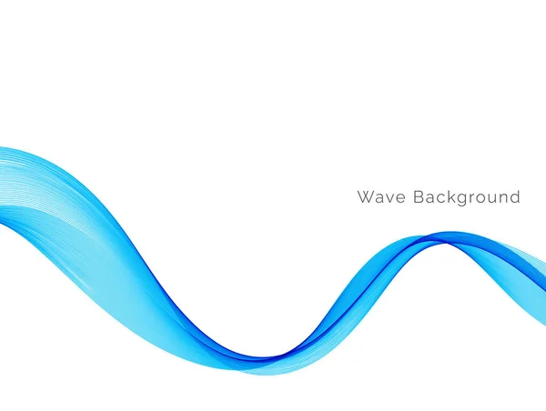 Modern Dekorativ Våg Elegant Dynamisk Bakgrund Vektor — Stock vektor