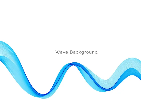 Smoke Wave Design Modern Background Vector — Stock Vector