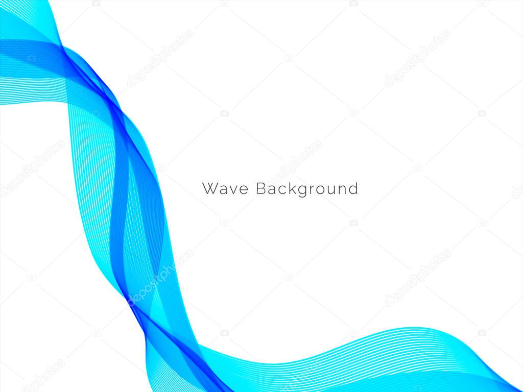 Smoke wave design modern background vector