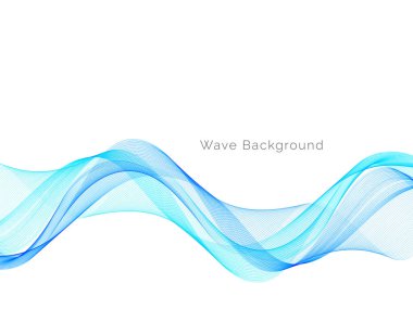 Modern dekoratif dalga stili dinamik arkaplan çizim modeli vektörü