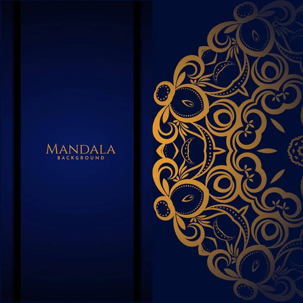 Ornamentale Mandala Inspirierte Ethnische Kunst Illustration Mit Klassischen Dekorativen Hintergrund — Stockvektor