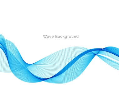 Düzgün bir arkaplan vektörüne sahip soyut renk dalgası tasarımı