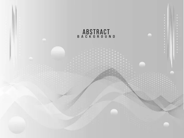 Abstrait Gris Blanc Géométrique Élégant Design Fond Moderne — Image vectorielle