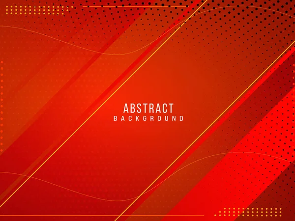 Abstract Elegant Rood Geometrisch Modern Halftoon Achtergrond Vector — Stockvector