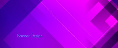 Modern stil pembe soyut geometrik zarif bayrak desenli arkaplan vektörü