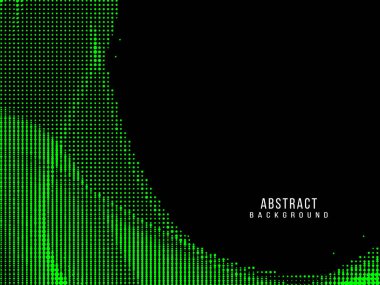 Soyut geometrik zarif yeşil yarım ton tasarım arkaplan vektörü