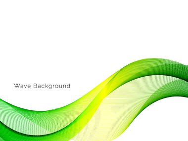 Pürüzsüz şeffaf renk dalga vektörüyle soyut vektör arkaplanı