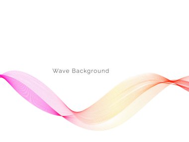 Düzgün renk dalgalı soyut vektör arkaplanı. dalgalı çizgiler vektörü