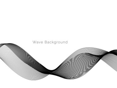 Vektör soyut dalga pürüzsüz illüstrasyon arka planı. Dalgalı duman vektörü