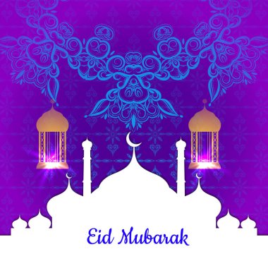 Soyut Kurban Bayramı İslami vektör arkaplan tasarım vektörü