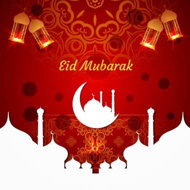 Soyut Kurban Bayramı İslami vektör arkaplan tasarım vektörü