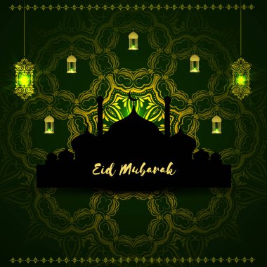 Bayram Mübarek vektörü için soyut kutsal zarif dekoratif arkaplan