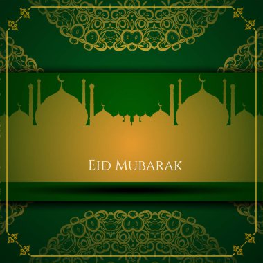 Bayram Mübarek festivali dekoratif arka plan vektörü