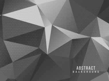 Soyut gri ve beyaz geometrik stil modern arkaplan tasarım vektörü