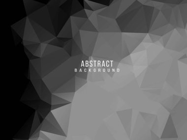 Karanlık geometrik siyah soyut arkaplan zarif tasarım şablon vektörü