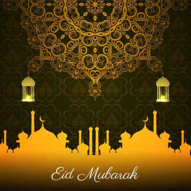 Soyut Kurban Bayramı İslami vektör arkaplan tasarım vektörü