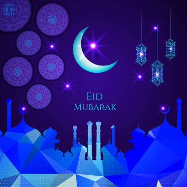 Bayram Mübarek vektörü için soyut kutsal zarif dekoratif arkaplan