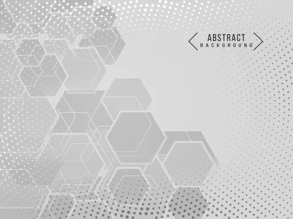 Abstrait Gris Blanc Géométrique Élégant Design Arrière Plan Moderne Vecteur — Image vectorielle