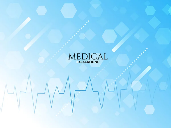Blue Healthcare Medical Science Background Vecto — Stock Vector