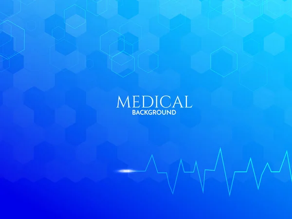 Blå Sundhedspleje Medicinsk Videnskab Baggrund Vecto – Stock-vektor