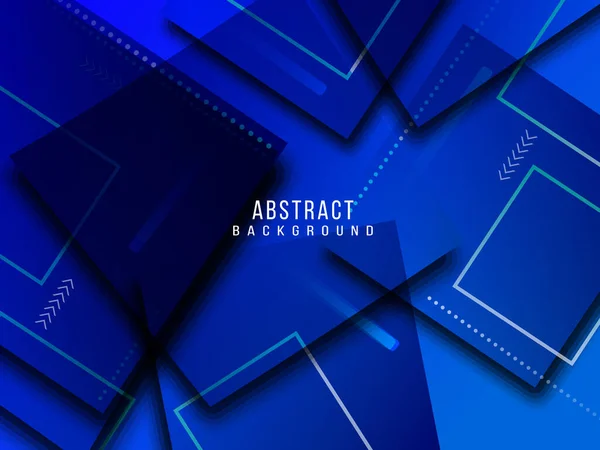 Abstrato Geométrico Azul Moderno Forma Padrão Fundo Vetor — Vetor de Stock