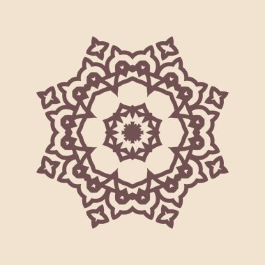 Hindistan 'ın güzel klasik dairesel modeli, mükemmel vektör illüstrasyon vektörü