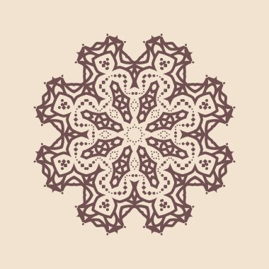 Hindistan 'ın güzel klasik dairesel modeli, mükemmel vektör illüstrasyon vektörü