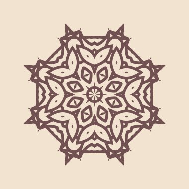 Hindistan 'ın güzel klasik dairesel modeli, mükemmel vektör illüstrasyon vektörü