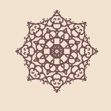 Hindistan 'ın güzel klasik dairesel modeli, mükemmel vektör illüstrasyon vektörü