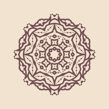 Hindistan 'ın güzel klasik dairesel modeli, mükemmel vektör illüstrasyon vektörü