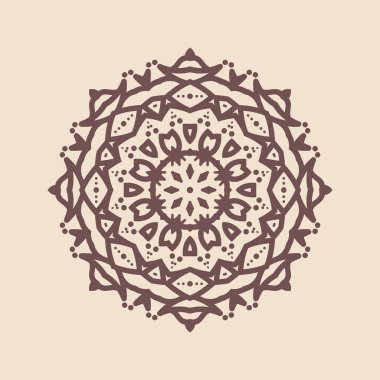 Büyük güzel mandala 'nın güzel çizimi, izole tasarım. 