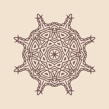 Hindistan 'ın güzel klasik dairesel modeli, mükemmel vektör illüstrasyon vektörü