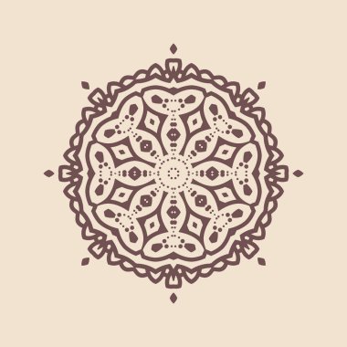 Hindistan 'ın güzel klasik dairesel modeli, mükemmel vektör illüstrasyon vektörü