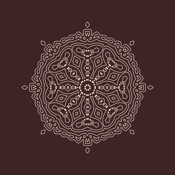 Büyük güzel mandala 'nın güzel çizimi, izole tasarım. 