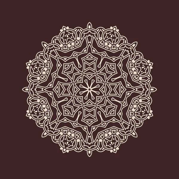 Büyük güzel mandala 'nın güzel çizimi, izole tasarım. 