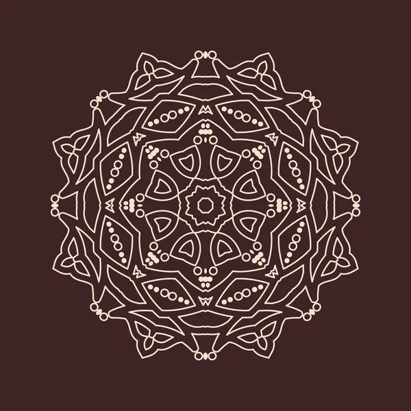 Hindistan 'ın güzel klasik dairesel modeli, mükemmel vektör illüstrasyon vektörü