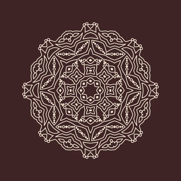 Büyük güzel mandala 'nın güzel çizimi, izole tasarım. 