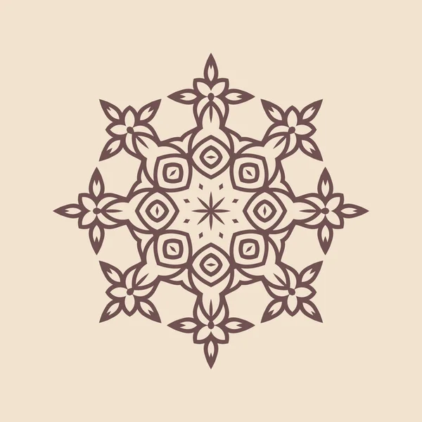 Hindistan 'ın güzel klasik dairesel modeli, mükemmel vektör illüstrasyon vektörü