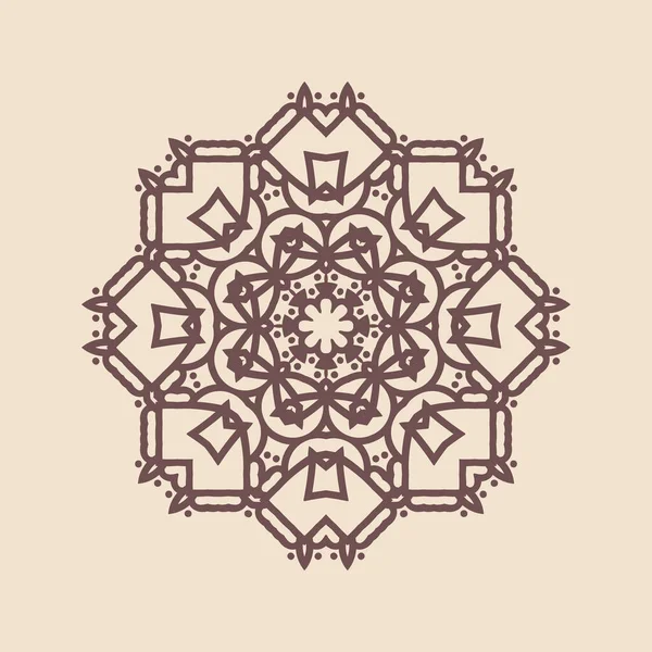 Hindistan 'ın güzel klasik dairesel modeli, mükemmel vektör illüstrasyon vektörü