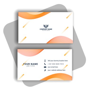 renkli Modern İş Kartı Ayarlama vektörü