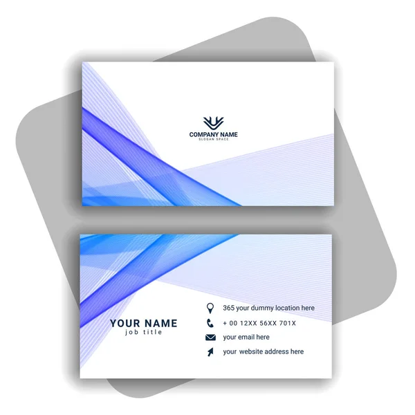 Kolorowy Nowoczesny Zestaw Business Card Wektor — Wektor stockowy