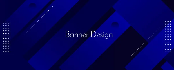 Abstracto Elegante Diseño Geométrico Decorativo Banner Fondo Vector — Archivo Imágenes Vectoriales