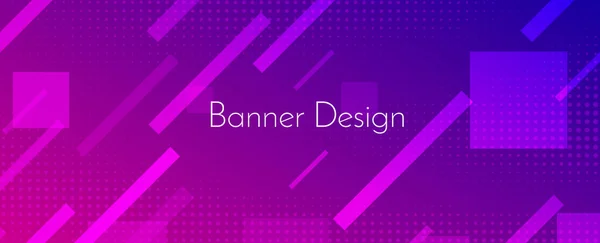 Abstraktní Elegantní Geometrické Dekorativní Design Banner Pozadí Vektor — Stockový vektor