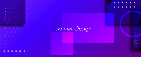 Abstrato Geométrico Moderno Design Decorativo Banner Padrão Fundo Vetor — Vetor de Stock
