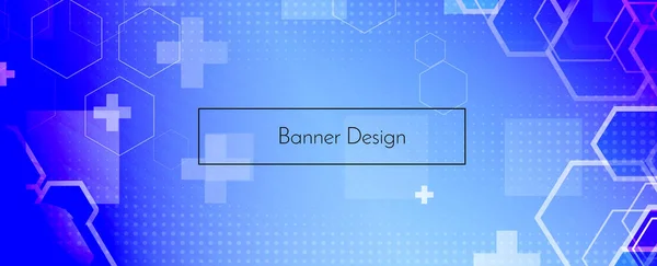 Resumen Geométrico Moderno Diseño Decorativo Banner Patrón Fondo Vector — Vector de stock