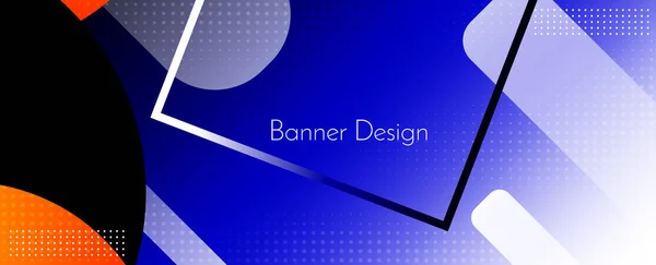 Resumen Geométrico Moderno Diseño Decorativo Banner Patrón Fondo Vector — Archivo Imágenes Vectoriales