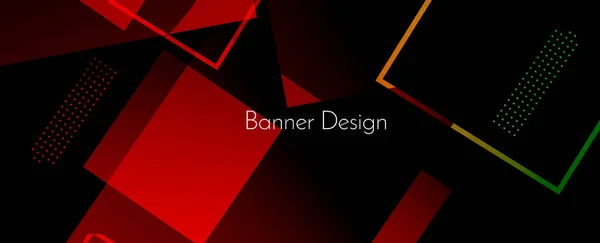 Abstract Geometrisch Modern Decoratief Design Banner Patroon Achtergrond Vector — Stockvector