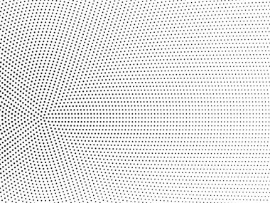 Soyut geometrik noktalı yarım ton desen tasarım arka plan vektörü