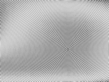 Soyut geometrik noktalı yarım ton desen tasarım arka plan vektörü