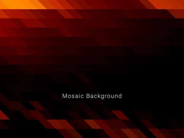 Abstrakt Geometrisk Röd Mosaik Modern Elegant Bakgrund Vektor — Stock vektor